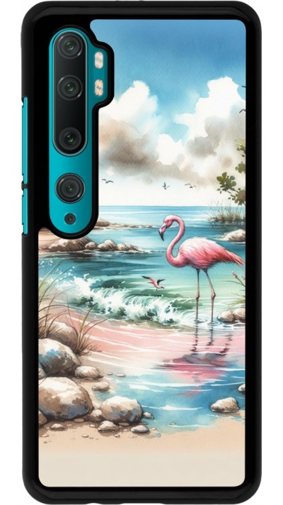 Xiaomi Mi Note 10 / Note 10 Pro Case Hülle - Flamingo Aquarell