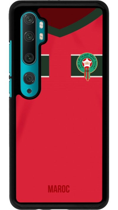 Xiaomi Mi Note 10 / Note 10 Pro Case Hülle - Marokko 2022 personalisierbares Fussballtrikot