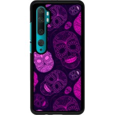 Xiaomi Mi Note 10 / Note 10 Pro Case Hülle - Halloween 2023 pink skulls
