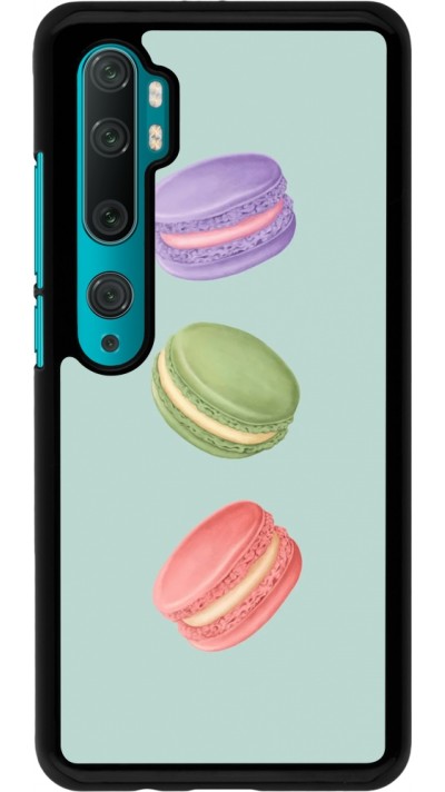 Coque Xiaomi Mi Note 10 / Note 10 Pro - Macarons on green background