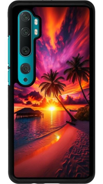 Xiaomi Mi Note 10 / Note 10 Pro Case Hülle - Malediven Abenddämmerung Glückseligkeit