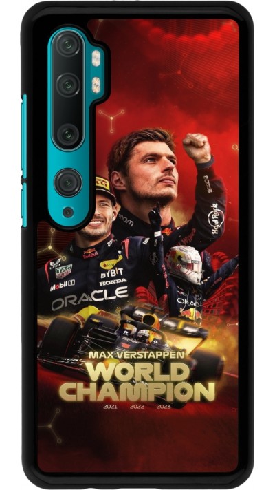 Coque Xiaomi Mi Note 10 / Note 10 Pro - Max Verstappen Champion 2023