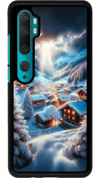 Xiaomi Mi Note 10 / Note 10 Pro Case Hülle - Berg Schnee Licht