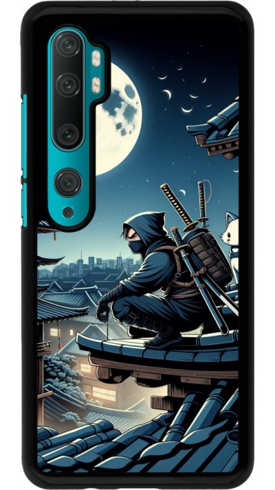 Xiaomi Mi Note 10 / Note 10 Pro Case Hülle - Ninja unter dem Mond