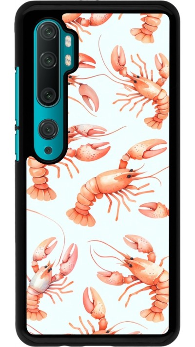 Xiaomi Mi Note 10 / Note 10 Pro Case Hülle - Muster von pastellfarbenen Hummern