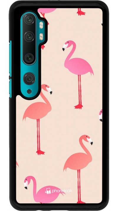 Hülle Xiaomi Mi Note 10 / Note 10 Pro - Pink Flamingos Pattern