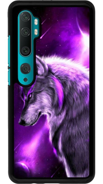 Hülle Xiaomi Mi Note 10 / Note 10 Pro - Purple Sky Wolf