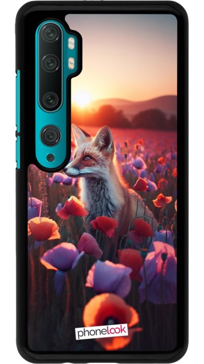 Coque Xiaomi Mi Note 10 / Note 10 Pro - Renard pourpre au crépuscule