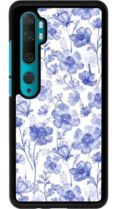Coque Xiaomi Mi Note 10 / Note 10 Pro - Spring 23 watercolor blue flowers
