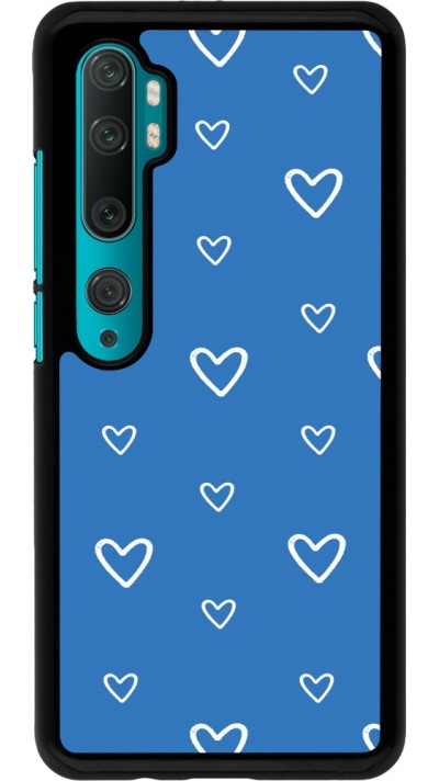 Coque Xiaomi Mi Note 10 / Note 10 Pro - Valentine 2023 blue hearts