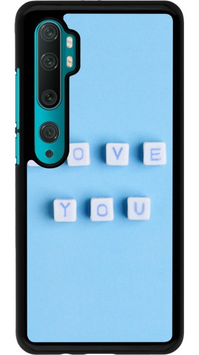 Coque Xiaomi Mi Note 10 / Note 10 Pro - Valentine 2023 blue love you