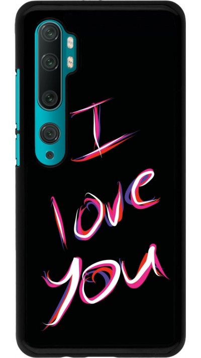 Coque Xiaomi Mi Note 10 / Note 10 Pro - Valentine 2023 colorful I love you
