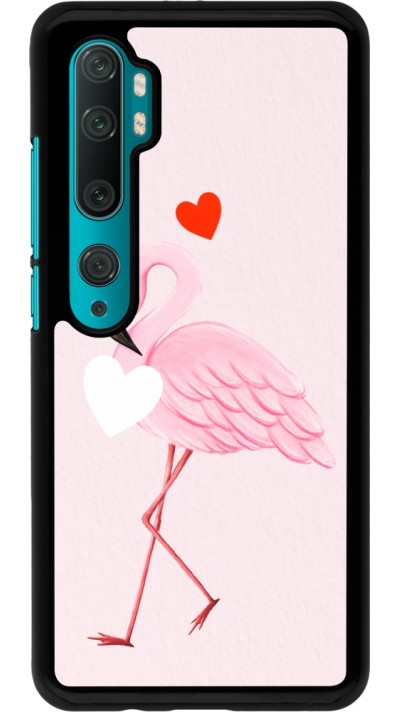 Coque Xiaomi Mi Note 10 / Note 10 Pro - Valentine 2023 flamingo hearts