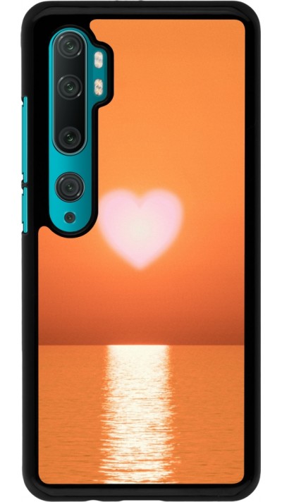 Coque Xiaomi Mi Note 10 / Note 10 Pro - Valentine 2023 heart orange sea