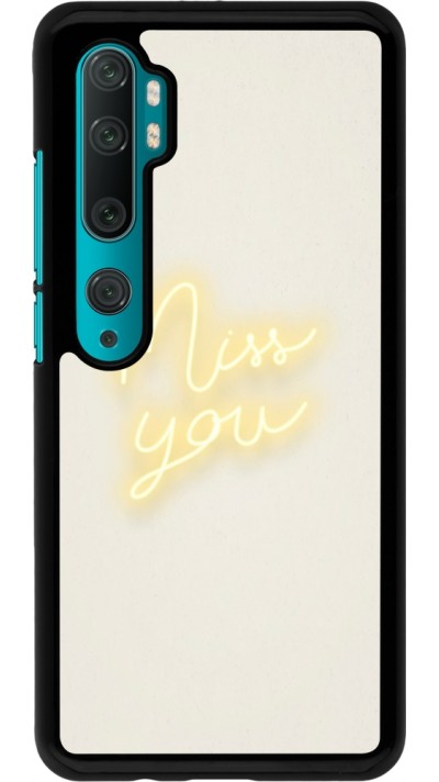 Coque Xiaomi Mi Note 10 / Note 10 Pro - Valentine 2023 neon miss you