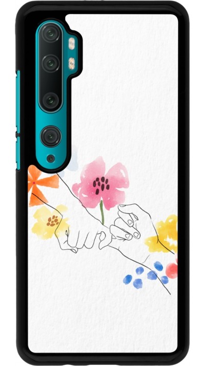 Coque Xiaomi Mi Note 10 / Note 10 Pro - Valentine 2023 pinky promess flowers