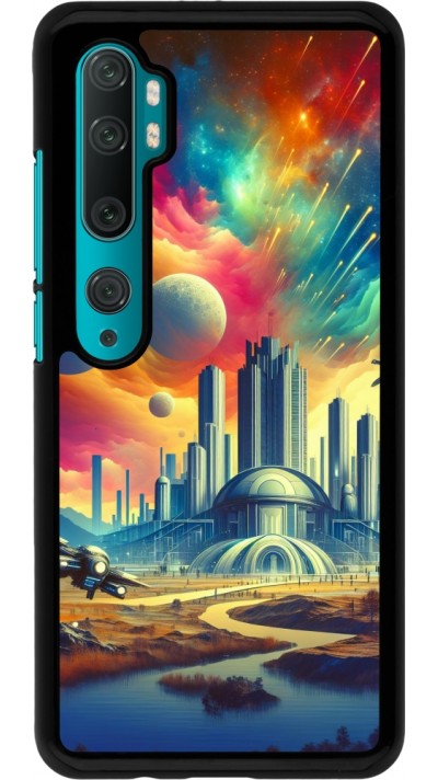 Xiaomi Mi Note 10 / Note 10 Pro Case Hülle - Futuristische Stadt ausserhalb der Kuppel