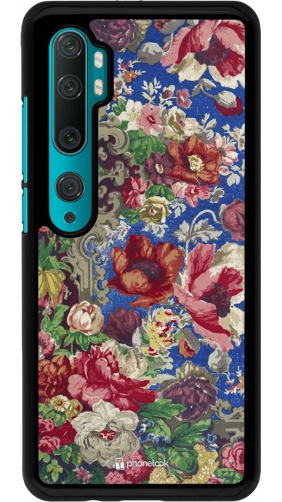 Hülle Xiaomi Mi Note 10 / Note 10 Pro - Vintage Art Flowers