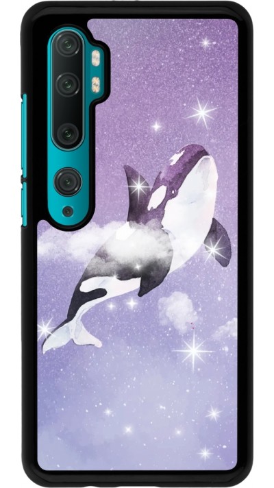 Hülle Xiaomi Mi Note 10 / Note 10 Pro - Whale in sparking stars