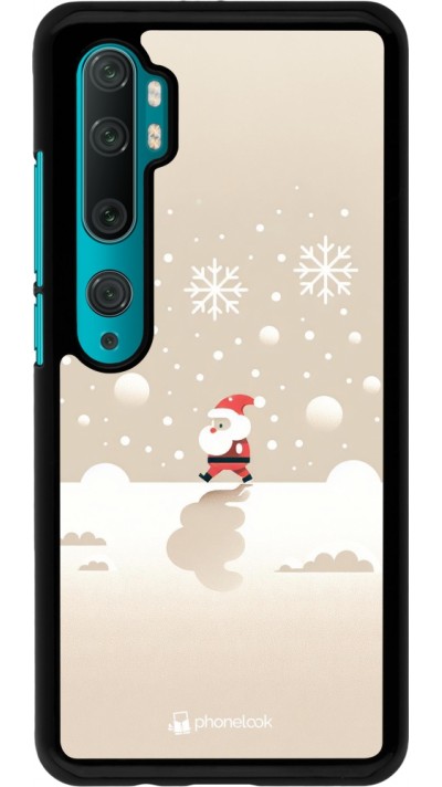Coque Xiaomi Mi Note 10 / Note 10 Pro - Noël 2023 Minimalist Santa