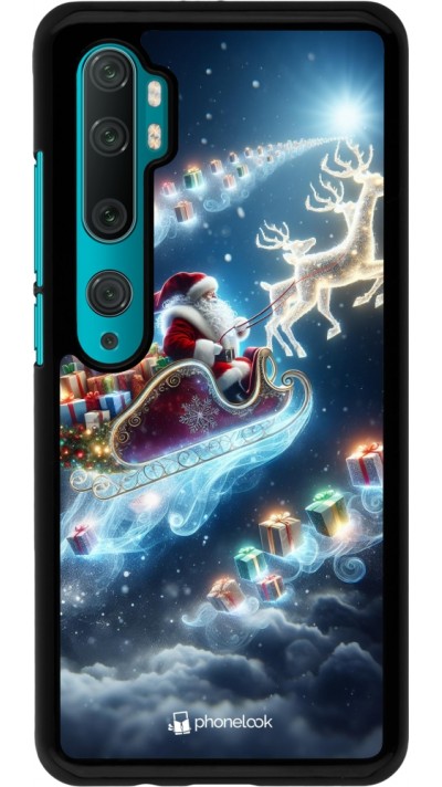 Coque Xiaomi Mi Note 10 / Note 10 Pro - Noël 2023 Père Noël enchanté