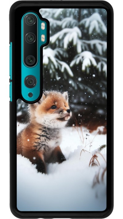 Coque Xiaomi Mi Note 10 / Note 10 Pro - Noël 2023 Renardeau sapin