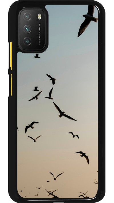 Coque Xiaomi Poco M3 - Autumn 22 flying birds shadow