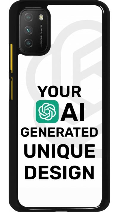 Coque Xiaomi Poco M3 - 100% unique générée par intelligence artificielle (AI) avec vos idées