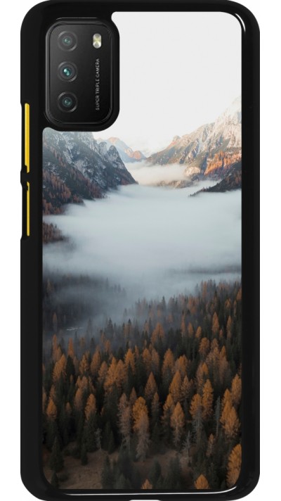 Xiaomi Poco M3 Case Hülle - Autumn 22 forest lanscape