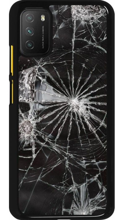 Xiaomi Poco M3 Case Hülle - Broken Screen