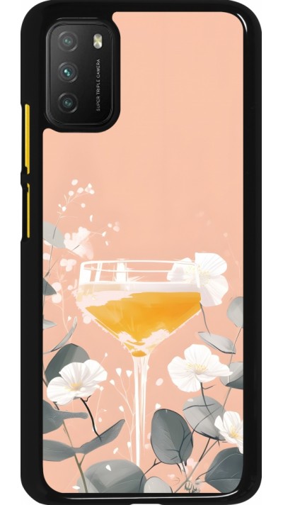 Xiaomi Poco M3 Case Hülle - Cocktail Flowers