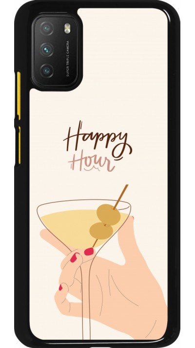 Xiaomi Poco M3 Case Hülle - Cocktail Happy Hour