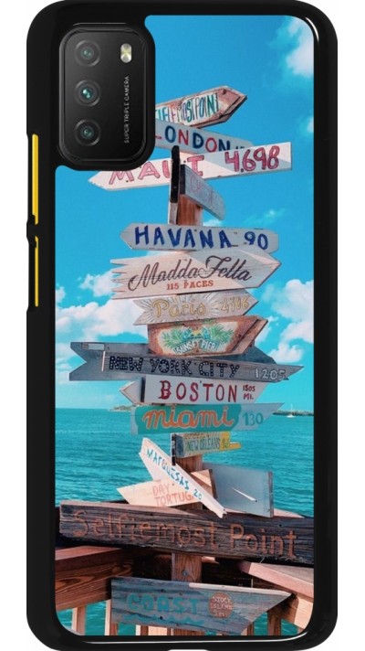 Xiaomi Poco M3 Case Hülle - Cool Cities Directions