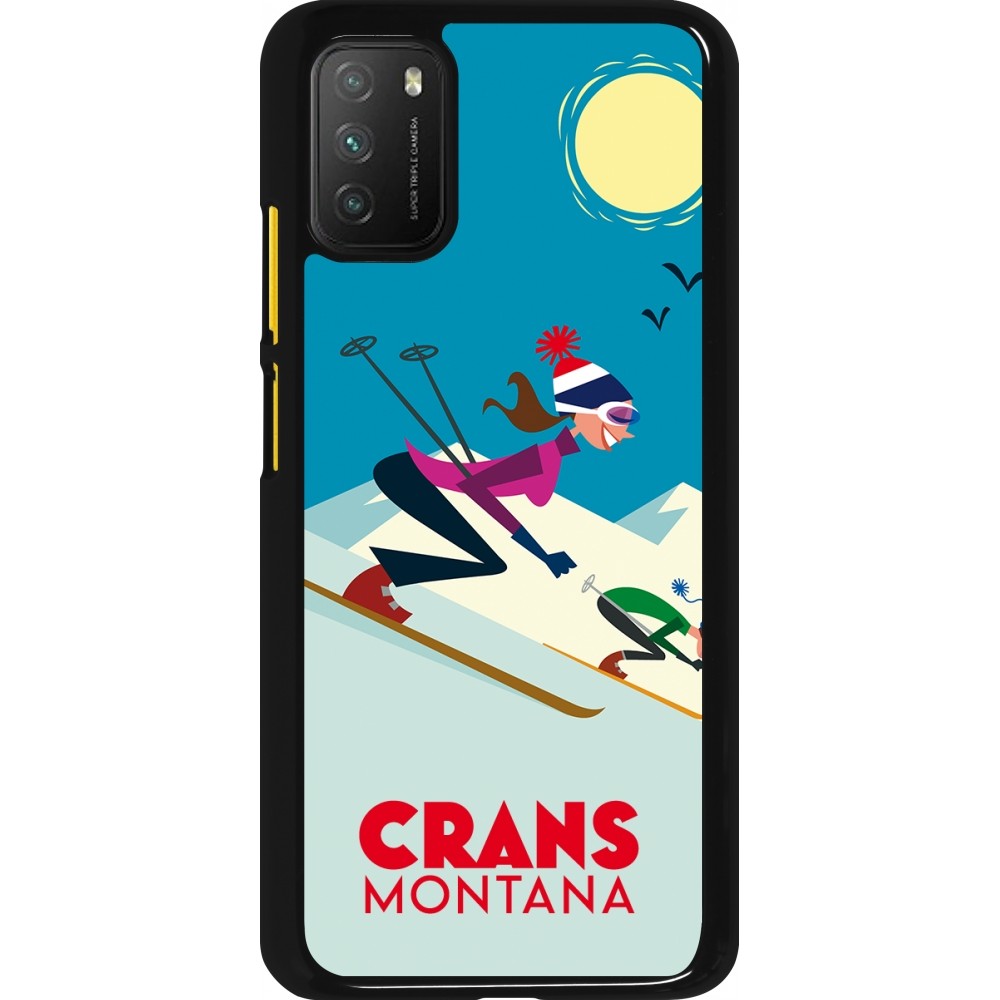 Coque Xiaomi Poco M3 - Crans-Montana Ski Downhill