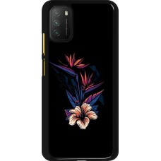 Coque Xiaomi Poco M3 - Dark Flowers
