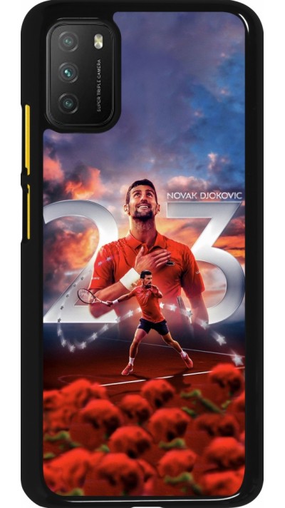 Coque Xiaomi Poco M3 - Djokovic 23 Grand Slam