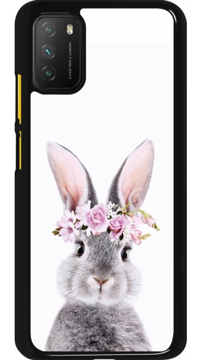 Coque Xiaomi Poco M3 - Easter 2023 flower bunny