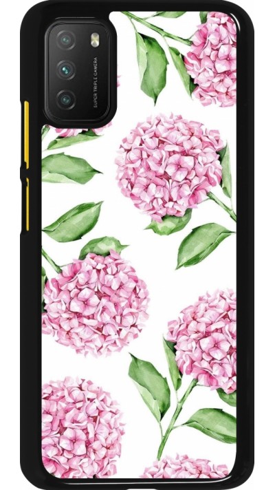 Coque Xiaomi Poco M3 - Easter 2024 pink flowers