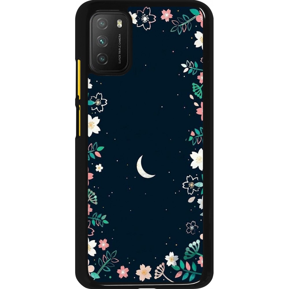 Coque Xiaomi Poco M3 - Flowers space