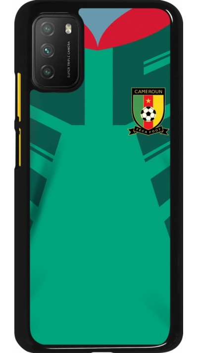 Coque Xiaomi Poco M3 - Maillot de football Cameroun 2022 personnalisable