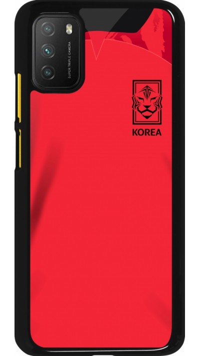 Coque Xiaomi Poco M3 - Maillot de football Corée du Sud 2022 personnalisable