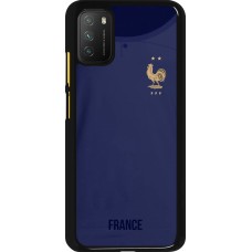 Coque Xiaomi Poco M3 - Maillot de football France 2022 personnalisable