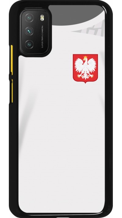 Xiaomi Poco M3 Case Hülle - Polen 2022 personalisierbares Fussballtrikot