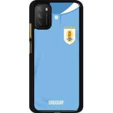 Xiaomi Poco M3 Case Hülle - Uruguay 2022 personalisierbares Fussballtrikot