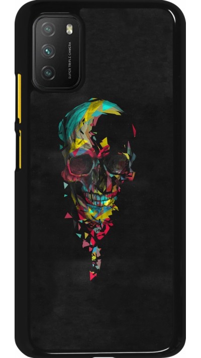Coque Xiaomi Poco M3 - Halloween 22 colored skull