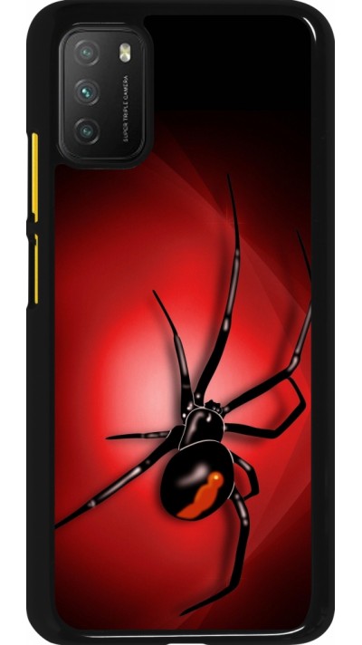 Coque Xiaomi Poco M3 - Halloween 2023 spider black widow