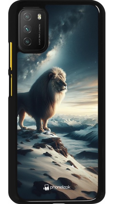 Coque Xiaomi Poco M3 - Le lion blanc