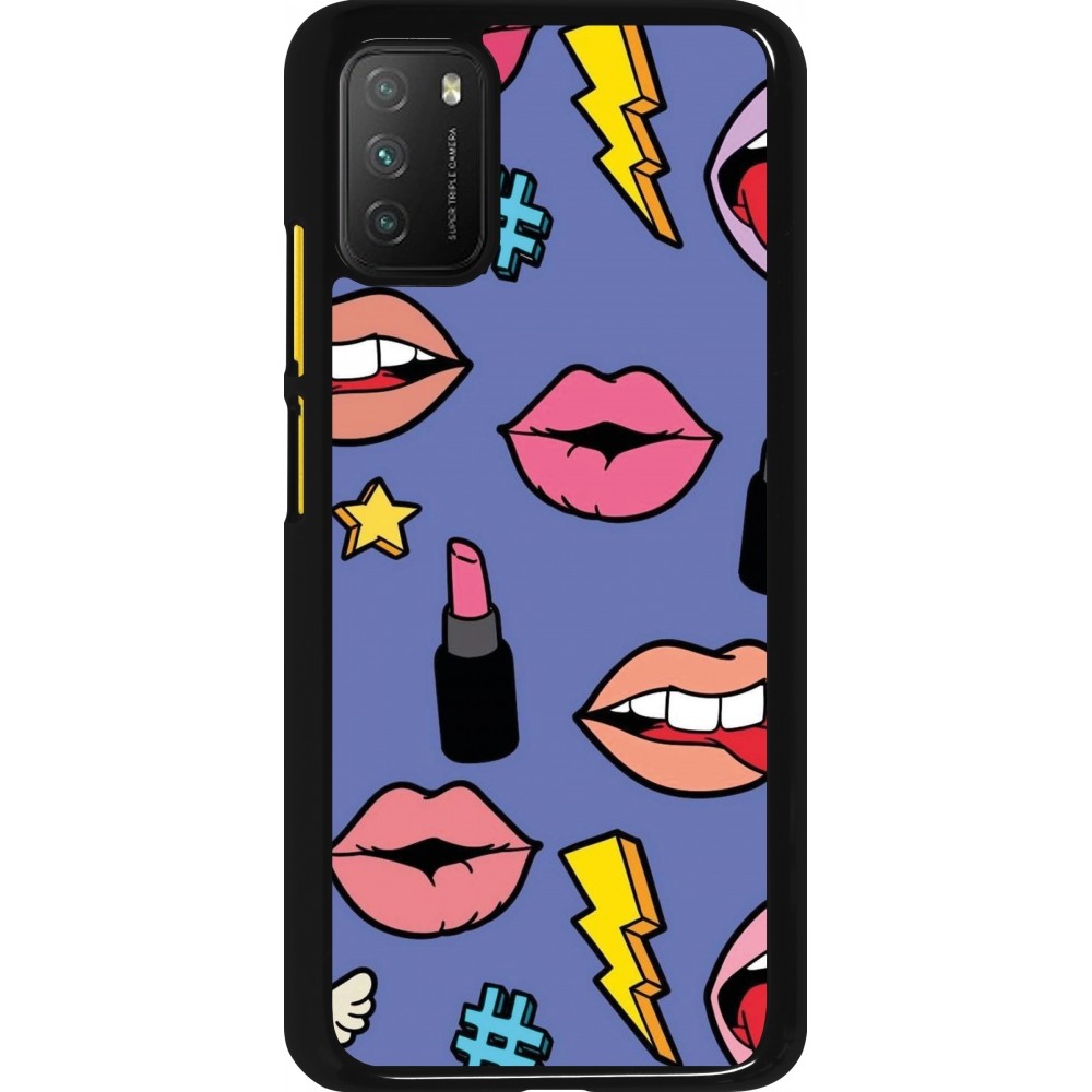 Coque Xiaomi Poco M3 - Lips and lipgloss
