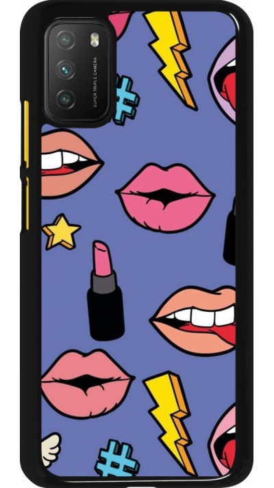 Xiaomi Poco M3 Case Hülle - Lips and lipgloss