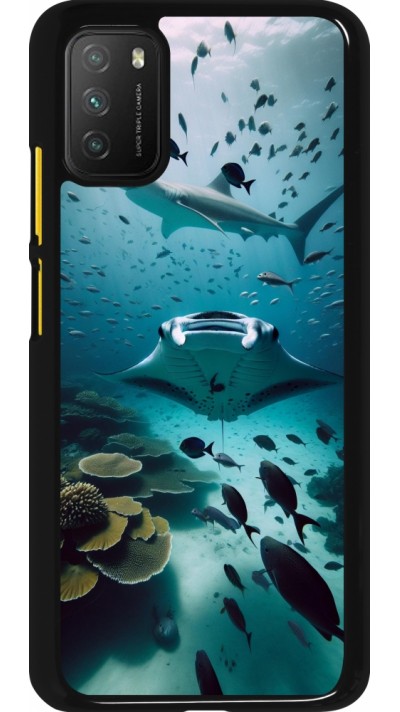 Xiaomi Poco M3 Case Hülle - Manta Lagune Reinigung